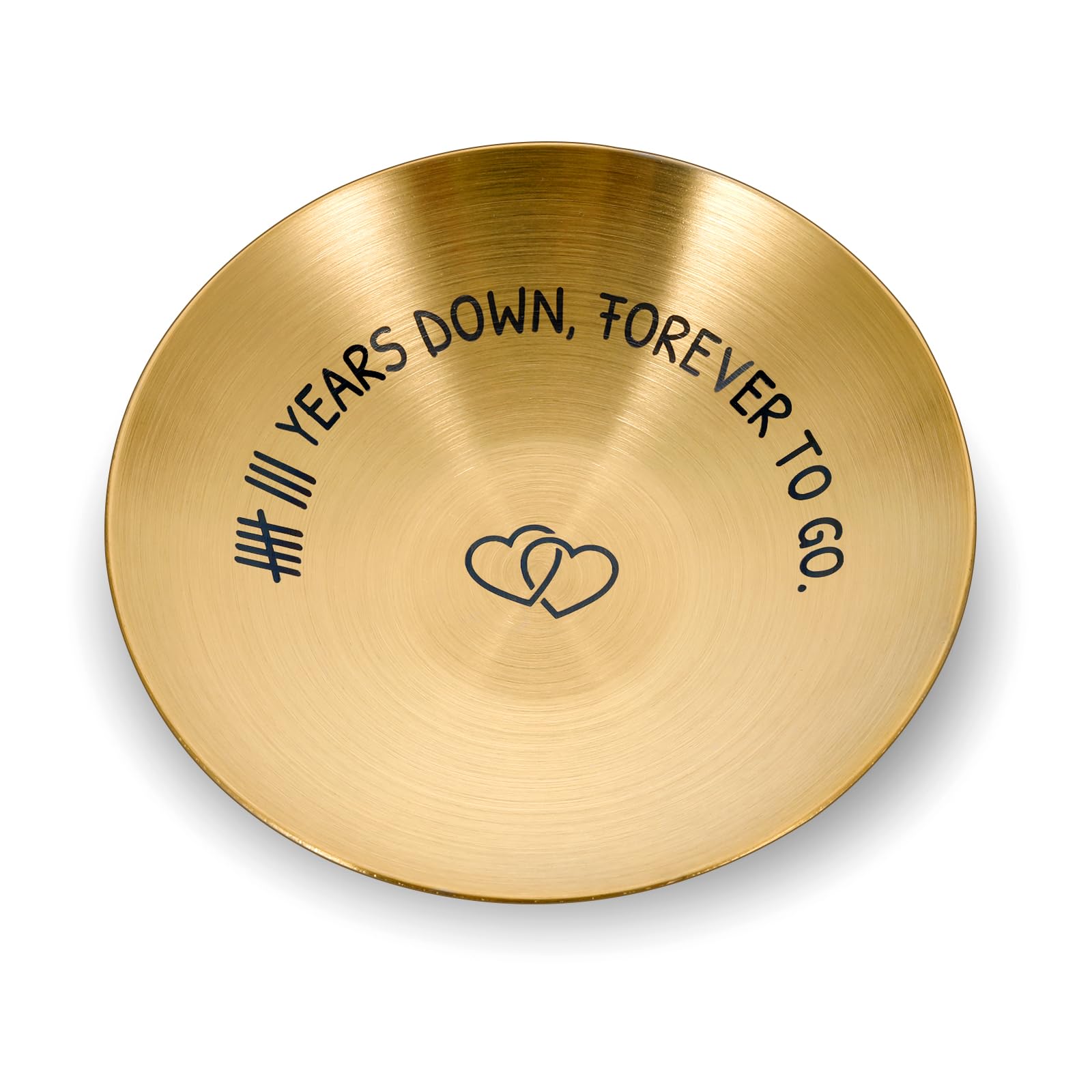 8 Year Bronze Anniversary Wedding Gifts for Women Men 8th Anniversary Couples Gifts for Him Her Bronze Gift for 8th Decoration Wife Husband 8 Year Ring Dish Jewelry Tray Valentines