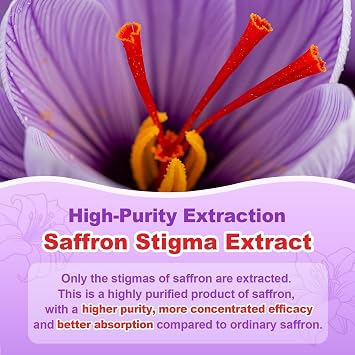 Saffron Gummies for Kids, Calm Focus Gummies for Kids, w/Multivitamin, 90Ct