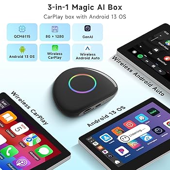 Amazon.co.jp: ATOTOOUT AI Box CarPlay、128GBモデル（RAM 8GB