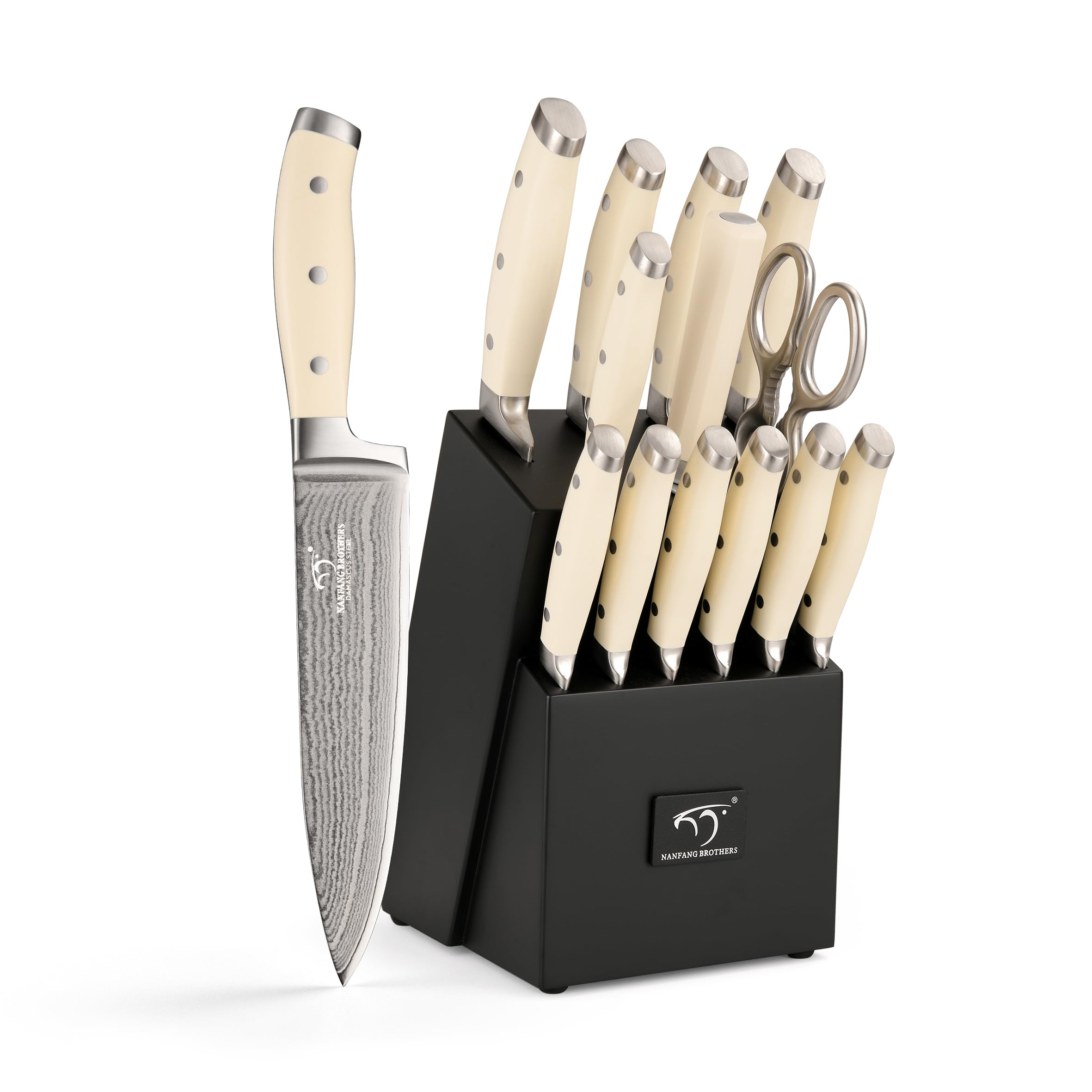 Amazon.com: Damascus Kitchen Knife Set, 14 Pieces Kitchen Knife