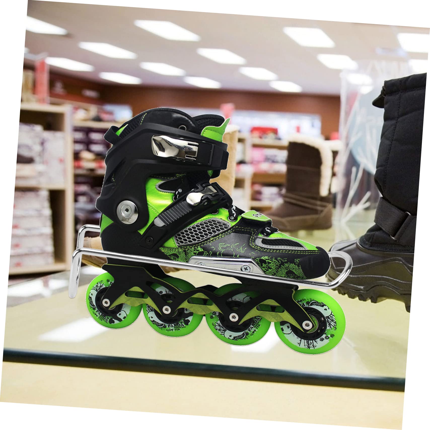 BESPORTBLE 1pc Wall Mount Skates Display Stand for Roller and Ice Skates Storage Durable Holder and Organizer Easy Installation Sturdy Design for Efficient Use and Showcase