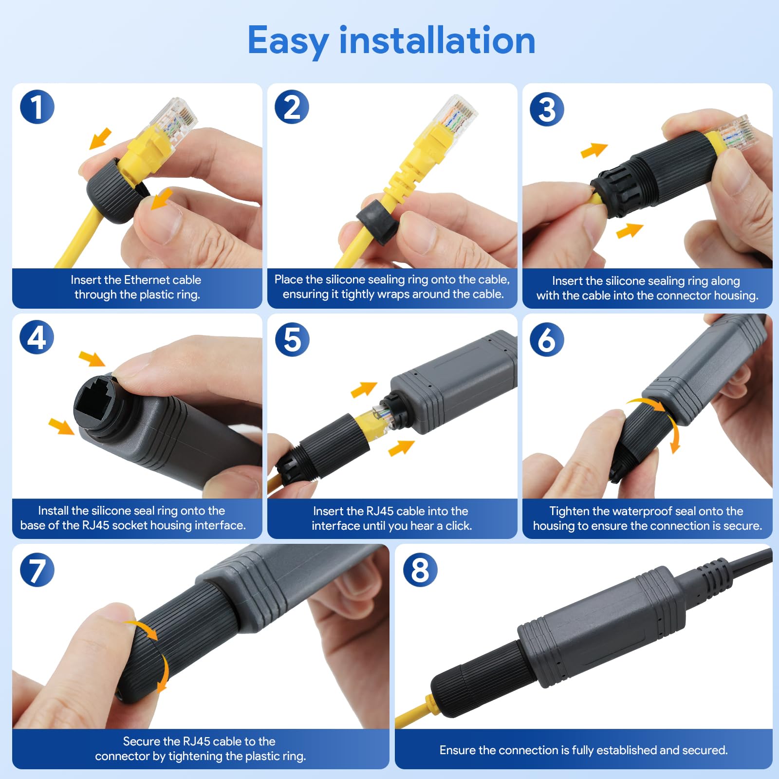 Iniettori Power Over Ethernet da 150 W Splitter Adattatore Rete Power Over Ethernet per Accessori Trasmissione Dishy Soluzione Rete Domestica