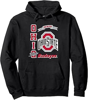 Ohio State Buckeyes Classic Black Officially Licensed Pullover Hoodie