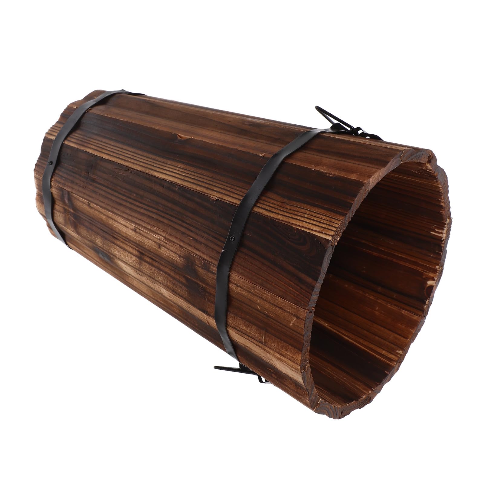 Corbeille ronde en bois de qualité supérieure style rustique chic