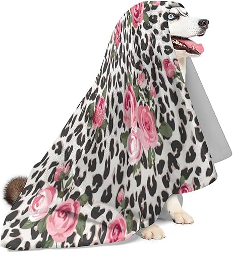 Miniatura 5 de Manta de forro polar sin costuras con diseño de rosa bonita para sofá, gruesa y mullida, cálida y suave, para sofá, 40 x 50 pulgadas