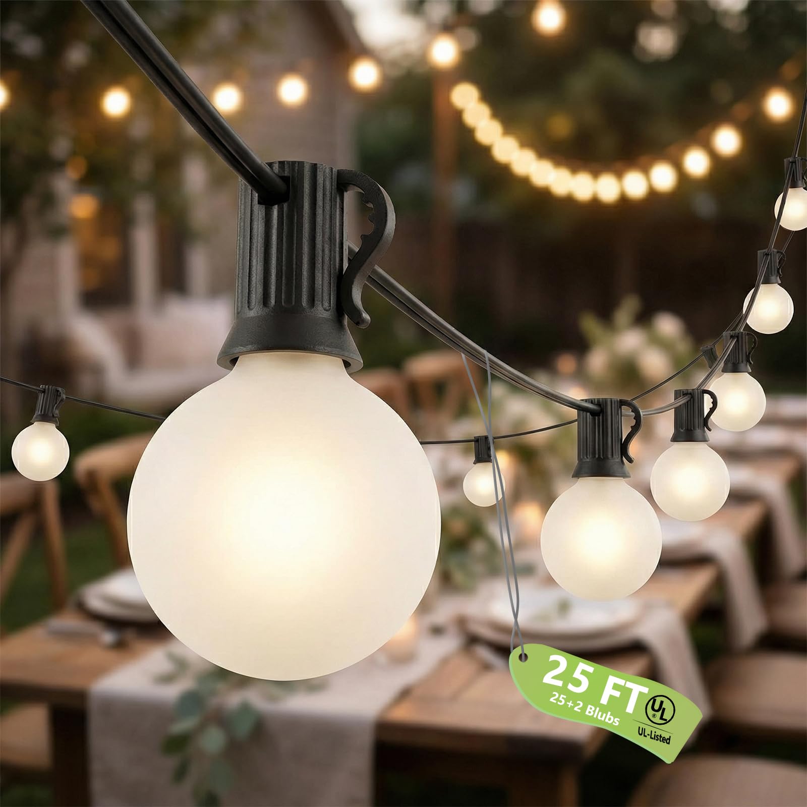 Frosted Globe String Lights