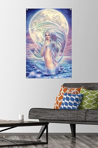 Miniatura 2 de Trends International Selina Fenech - Moon Mermaid Wall Poster with Pushpins
