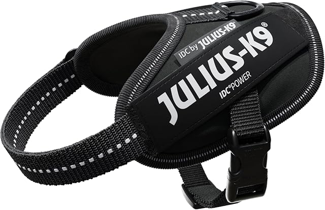 Julius-K9, 16IDC-P-B2, IDC Powerharness, dog harness, Size: Baby 2, Black
