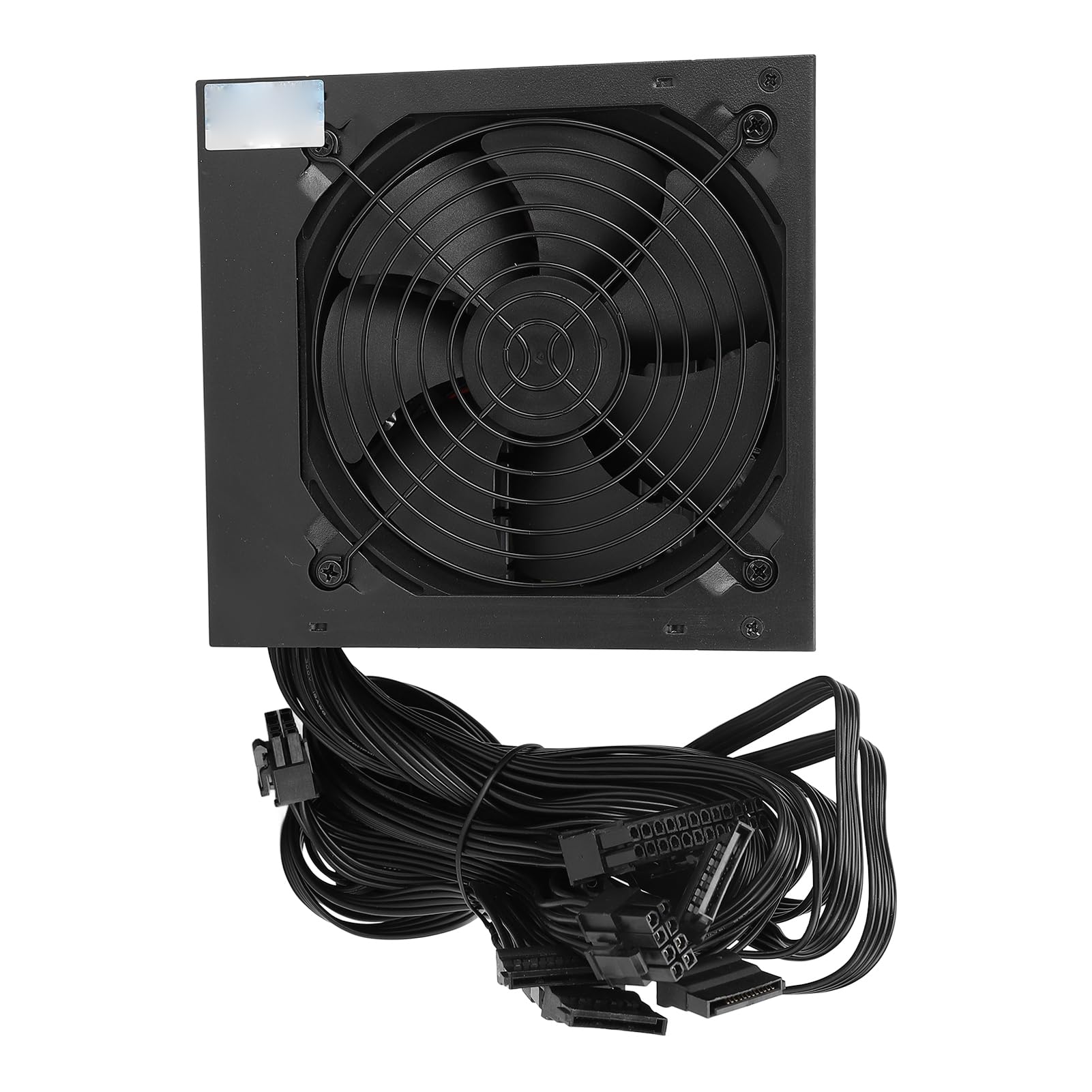 Sxhlseller Alimentatore ATX da 500 W con Controllo della Temperatura e Protezioni Multiple, Alimentatore per PC Desktop Ad Alta Efficienza per Piattaforme di Gioco e Double Core