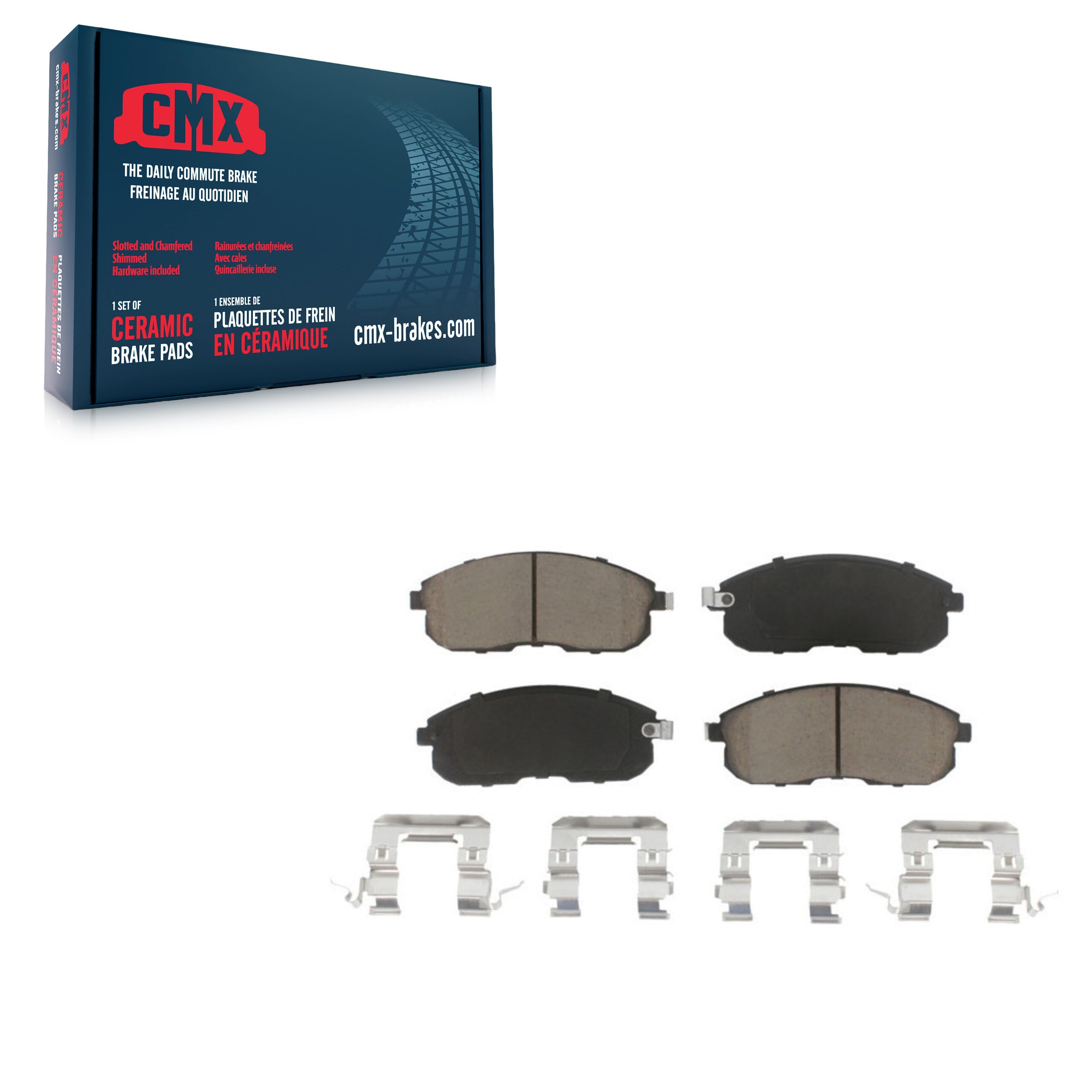 Front Ceramic Brake Pads For Infiniti & Nissan – Fits Altima, Juke, Maxima, Sentra, Versa, SX4