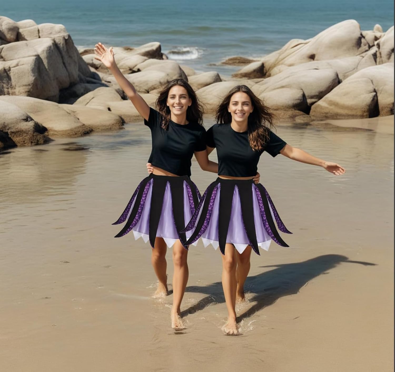 Octopus Tentacle Skirt – Sea Witch Inspired Halloween Costume for Adult Women, Fun Cosplay Ocean Fantasy Outfit - Image 3
