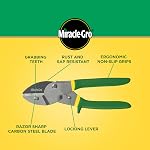 Miracle-Gro 2-Piece Pruning Shears Set – Includes 8 in. Bypass Pruner for Live Plants and 8 in. Anvil Pruner for Dry Stems – Sharp Carbon Steel Blades and Comfort Grip Handles for Garden and Yard Use