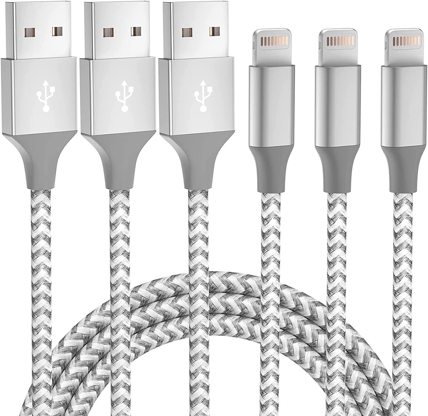MenoSupp MFi Certified iPhone Charger Fast Charging Cable 3