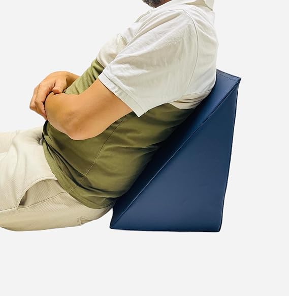MEDSEY Triangle Position Cushion Prism Pillow Patient Positioning Pillow 50 X 40 X 30 Cm Height 25cm