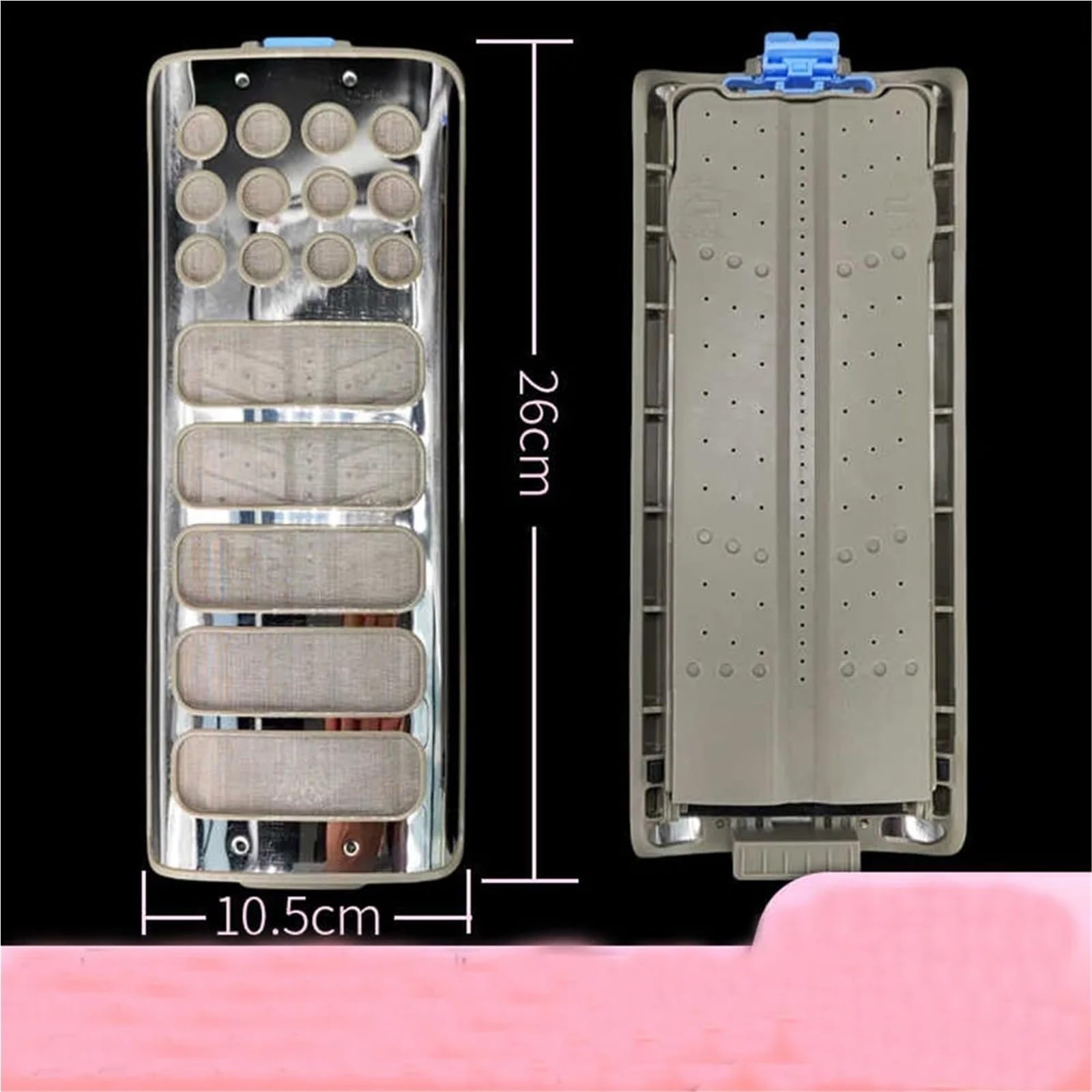 Sostituzione Filtro Lavatrice,Compatibile Con LG Acciaio Inossidabile | Lavatrice Filtro Mesh MEA644306 Scatola Di Rete Scatola Trappola Della Lavatrice 16 Kg(Small round hole-1pack)