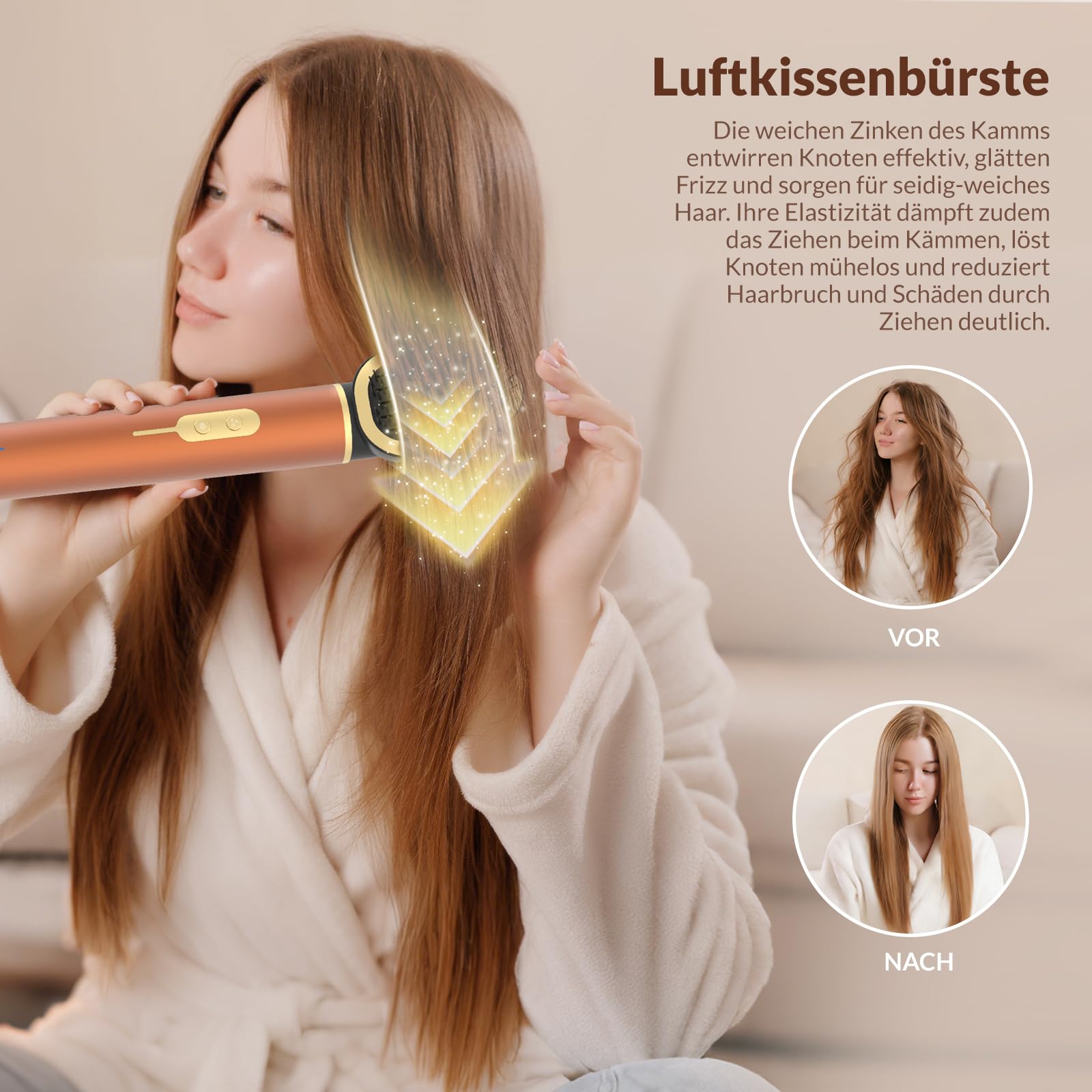 7 in 1 Haarstyler Set, Airstyler, Auto-Wrap-Lockenstab, Föhnbürste, Ionen Föhn, Schnelltrocknend