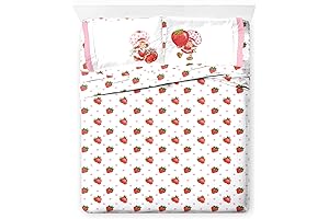 Jay Franco Strawberry Shortcake Full Size Sheet Set