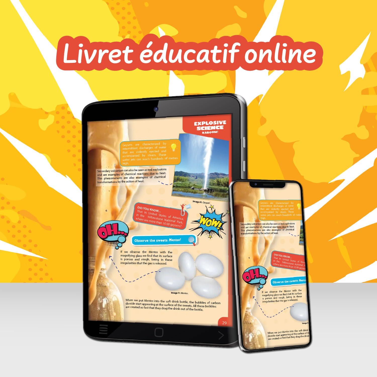 Science4you Expériences Explosives pour Enfants – Fusée à Eau, Bombe Pétillante, Jouets Éducatifs 8 9 10+
