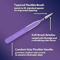 Vista 4 de DenTek Slim Brush Advanced Clean Limpiadores Interdentales, Extra Ajustados, 32