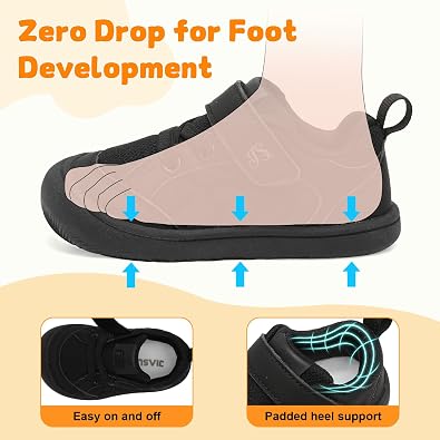 JIASUQI Baby Toddler Shoes Wide Tennis Shoes Toddler Sneakers Boys Girls