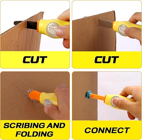 Miniatura 3 de Herramientas de manualidades de cartón para niños y niñas, kit de herramientas de construcción de cartón para proyectos de creatividad de bricolaje