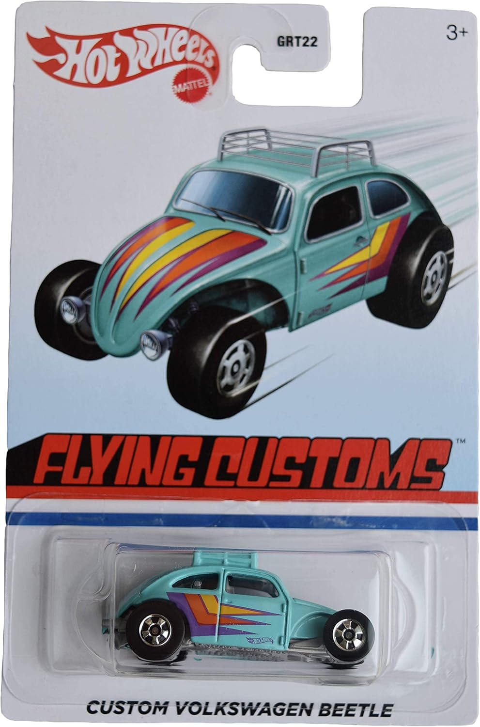 Hot Wheels Custom Volkswagen Beetle, [blue] Flying Customs