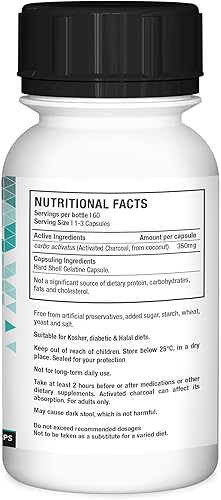 Miniatura 2 de Carbón activado 60 cápsulas