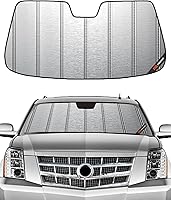 Vista 11 de Parasol para parabrisas para Chevy Silverado/GMC Sierra 1500 2007-2013, 2500 3500 HD 2007-2014, acabado de cuero gris premium