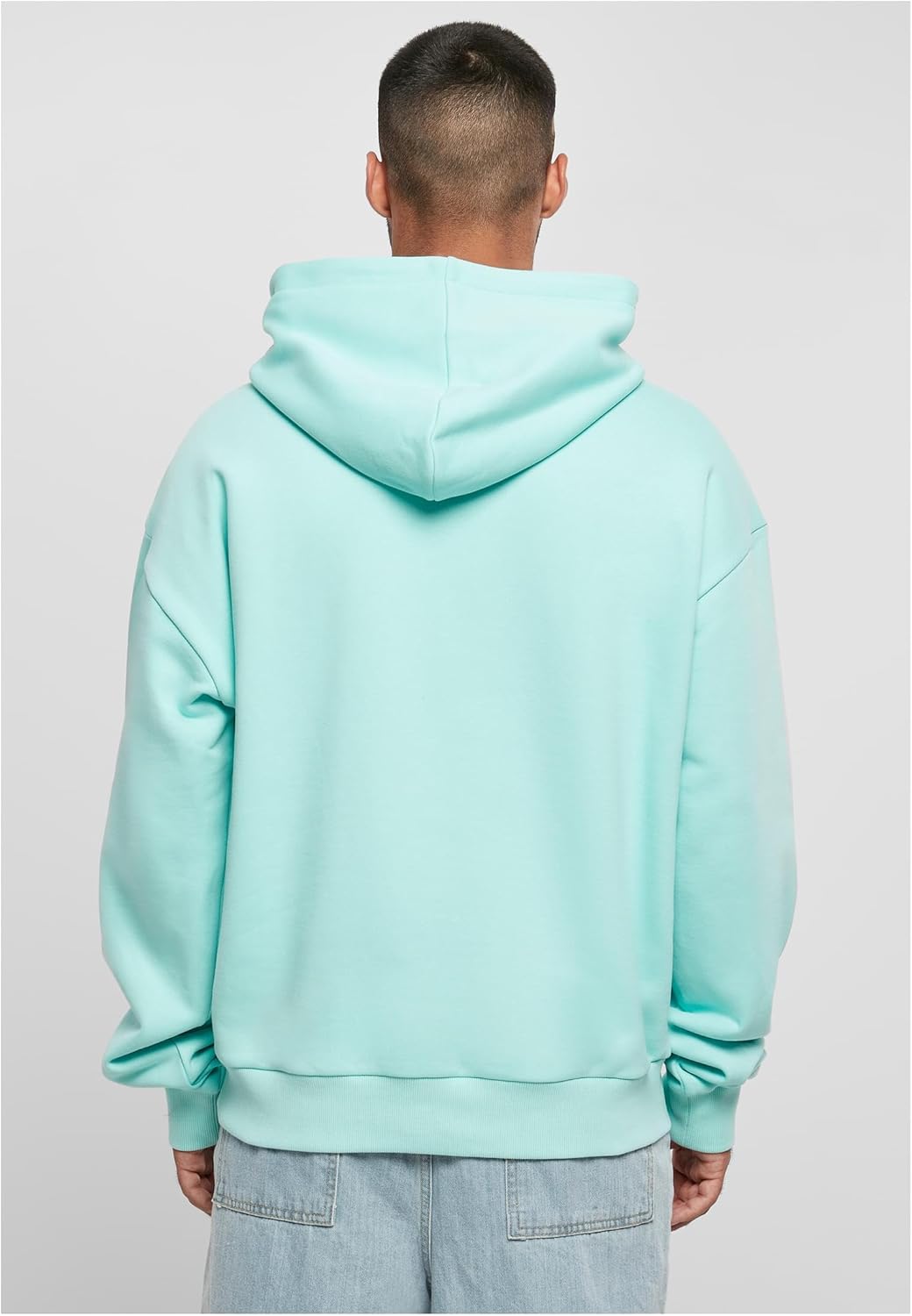 Build Your Brand Ultra Heavy Cotton Box Hoody Men's Hooded Sweatshirt
