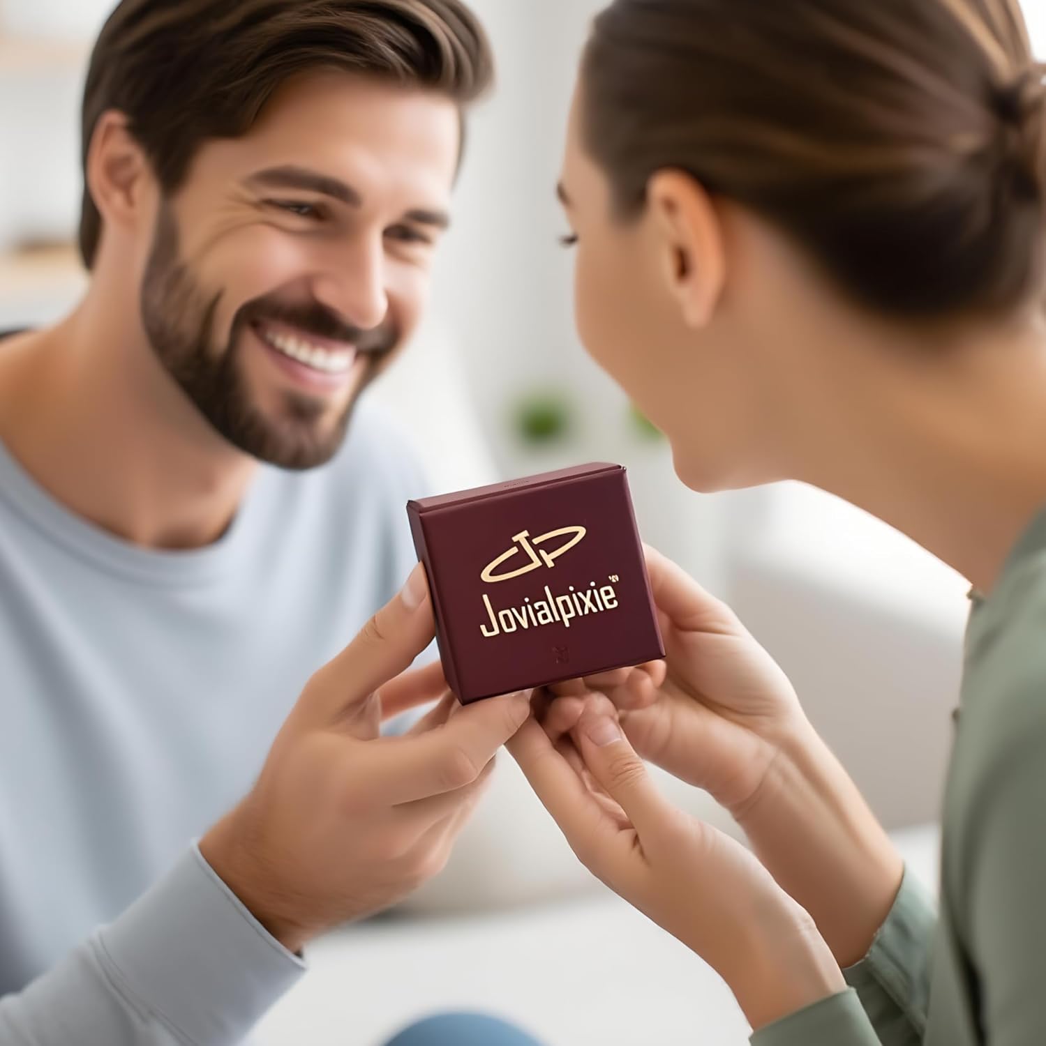 14K Gold Plated Initial Women Necklace CZ Gems Chunky Bubble Letter Pendant with 16-18'' Adjustable Chain, Gift for Christmas, Baptism, Wedding, Birthday, Anniversary (Box Included) - Image 6