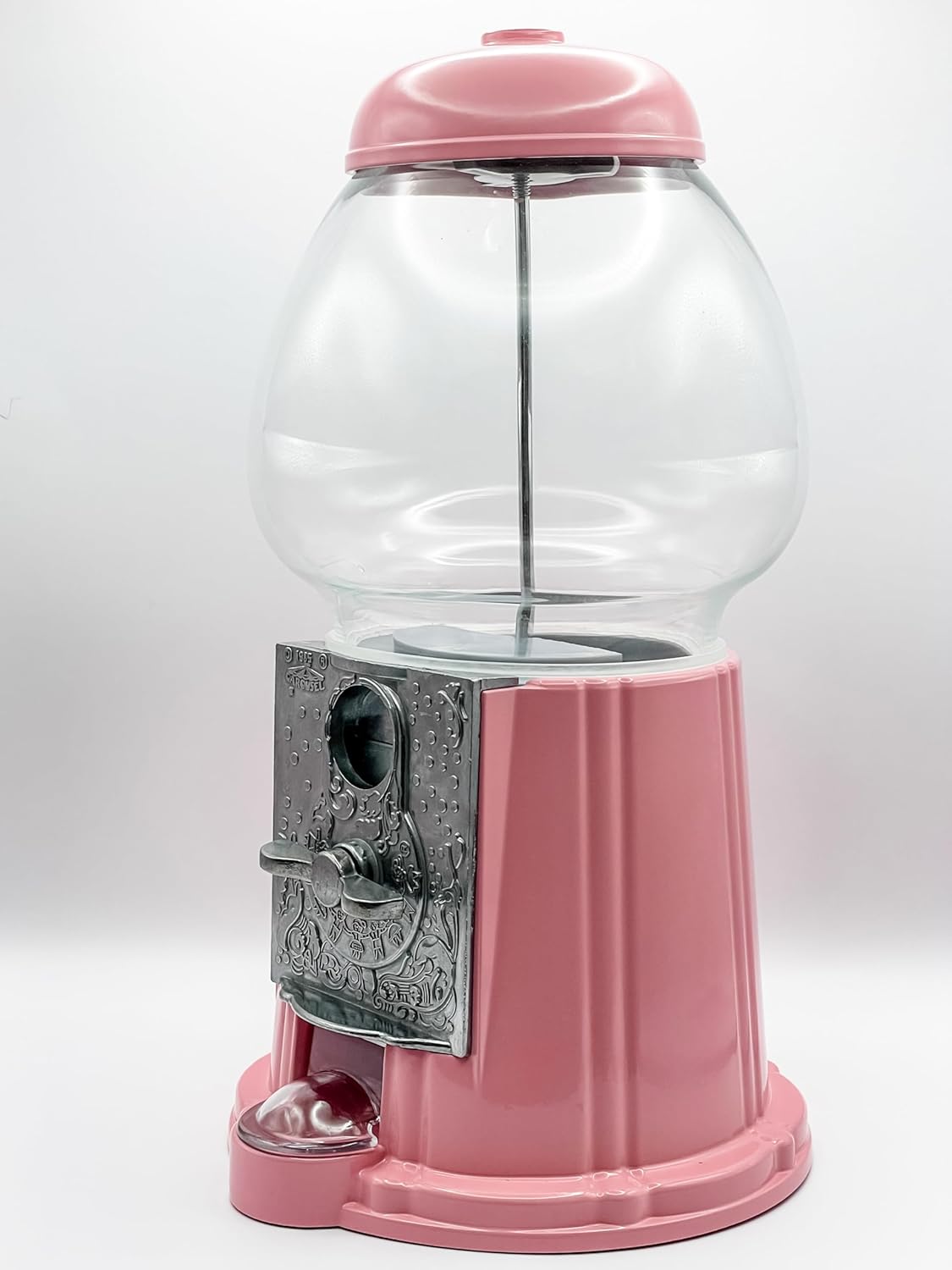 Gumball Dreams Classic Gumball Machine/Candy Dispenser, 12 Inch - Bubble Gum Pink