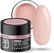 PALU - Builder Gel for Nails - UV/LED Gel - Nail Art - Thixotropic, Self-Lightening, Multifunction - Intense Shine, Hard, No Filing - Extension and Reinforcement - 45 gNeutral