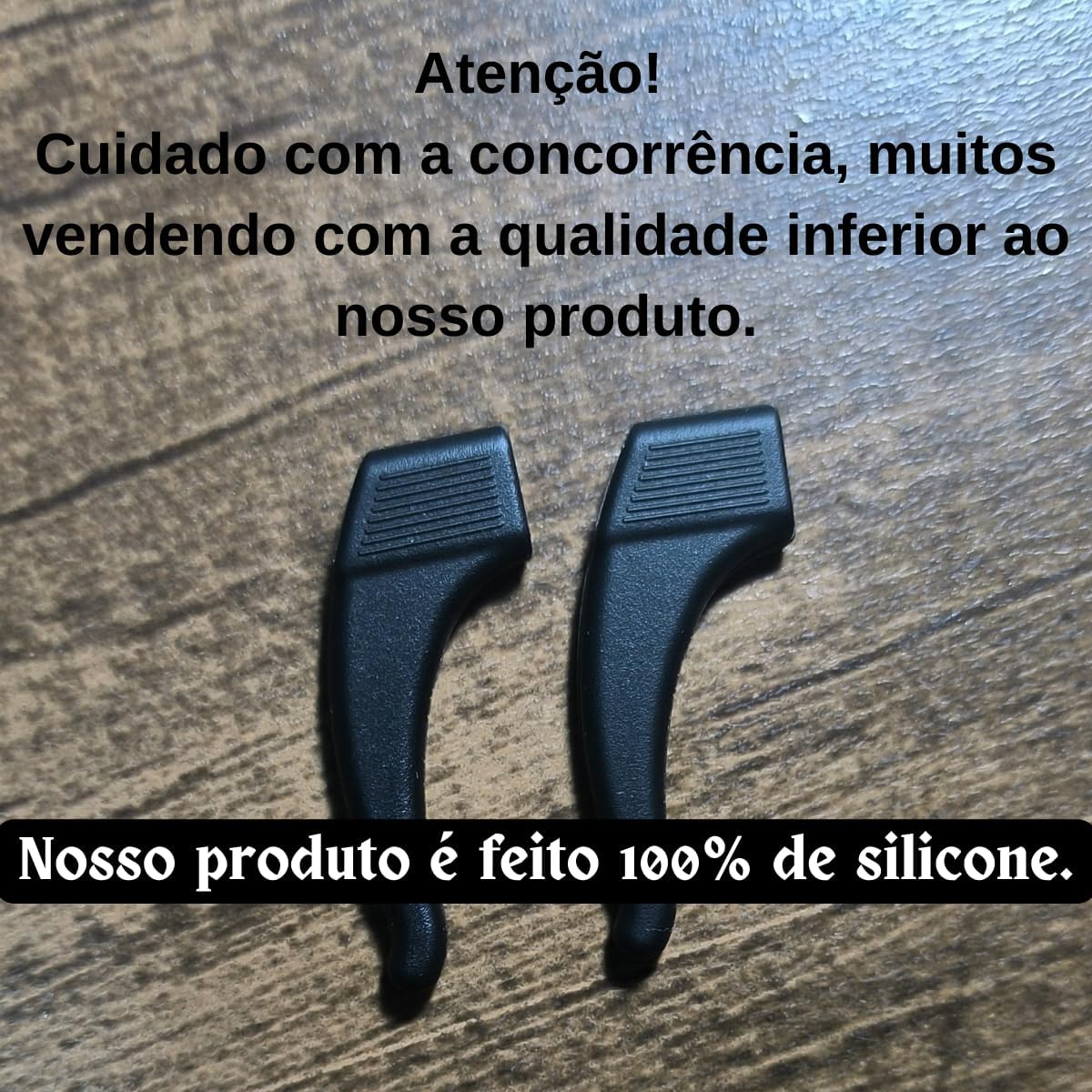 Prendedor de óculos gancho de orelha 3 Pares Suporte acessórios segura óculos antideslizante trava (Preto) Prendedor de óculos gancho de orelha 3 Pares Suporte acessórios segura óculos antideslizante trava (Preto)