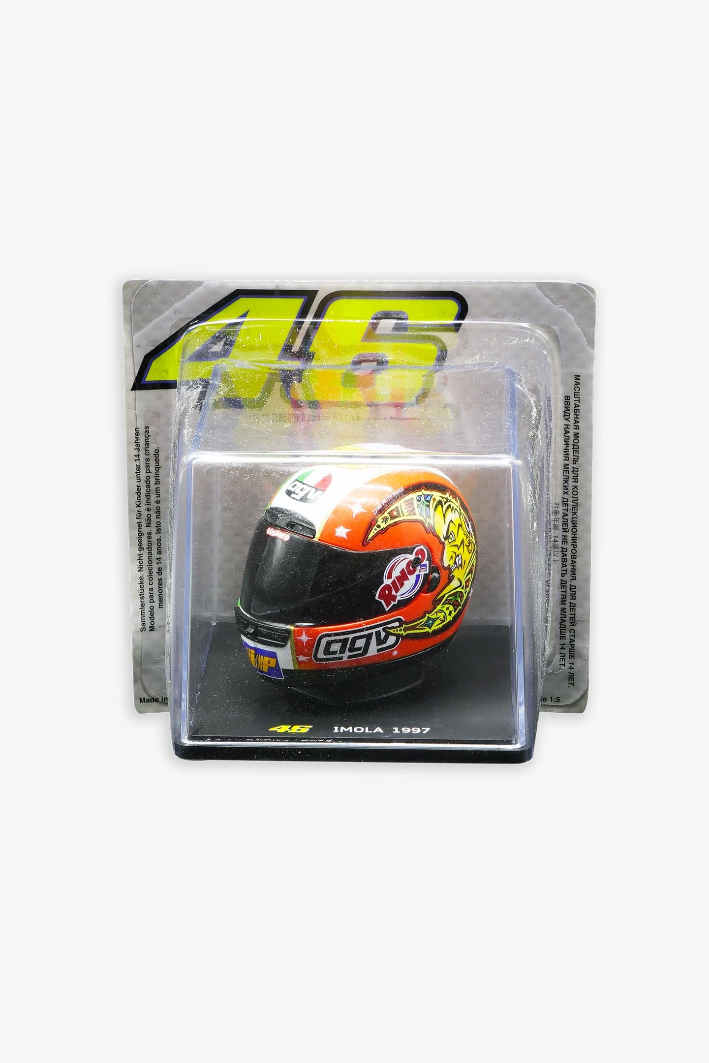 Valentino Rossi HELMET 1/5 VR46 MINI HELMETS,UNISEX,MULTI,One Size
