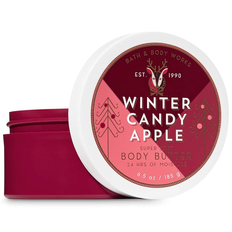 Manteiga corporal Bath & Body Works Winter Candy Apple, aproximadamente 184 g
