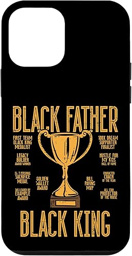 Miniatura 28 de Funda para iPhone 13 Pro Black Father King African Pride BLM Afro Dad Daddy Papa Men