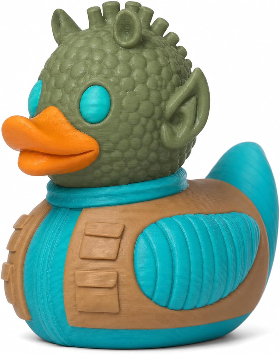 3D Printed Desert Bounty Hunter Duck Duck Collectible Compatible with Jeep Ducking – Cruise Duck Hiding, Dashboard Decor, Desk Display Figure, Novelty Gift