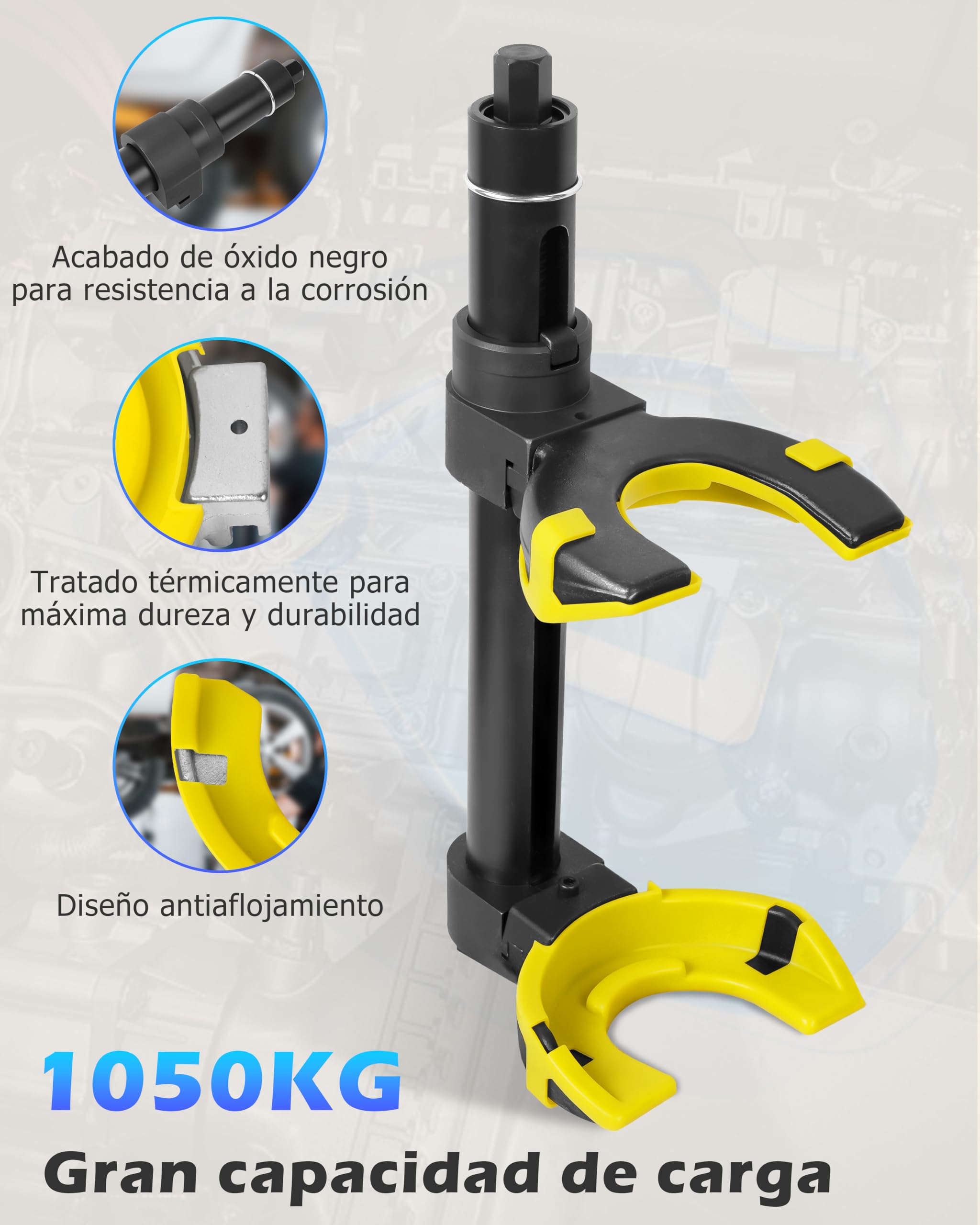 DAYUAN Compresor Muelle Macpherson Strut Coil Spring Compresor Dumper Extractor Yema Protector