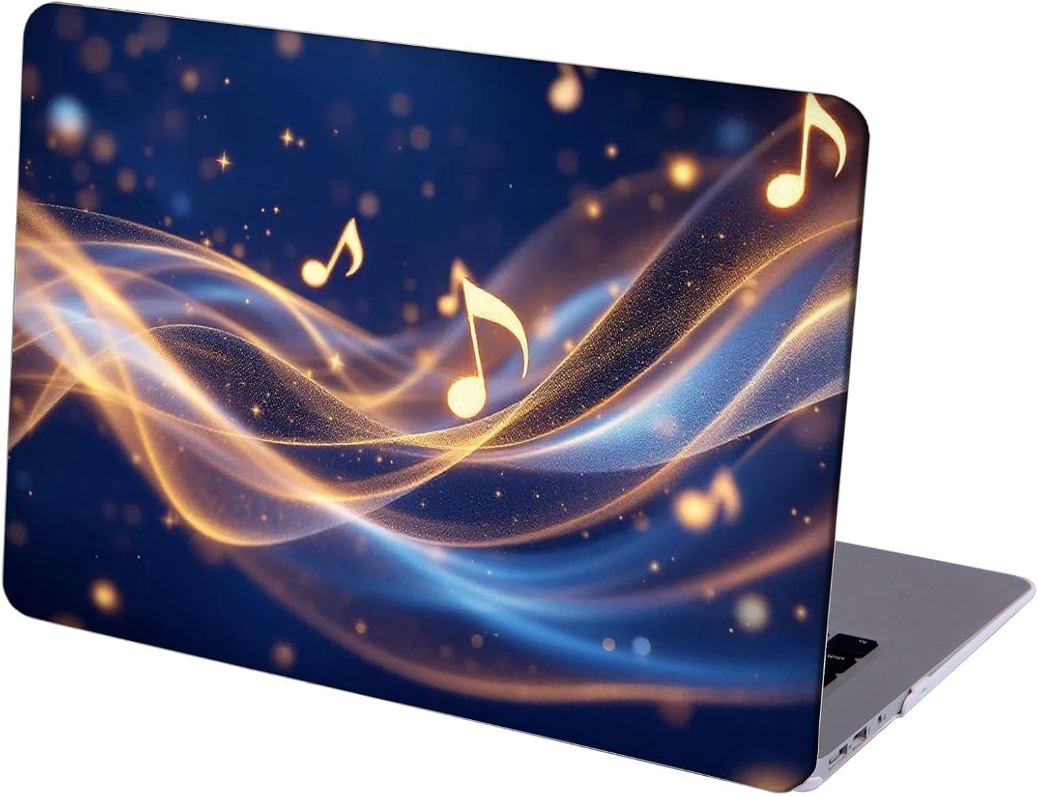 Compatible with MacBook Neo 13-inch, Hard Shell Case with Keyboard Cover and Screen Protector (A3404 A18 Pro chip, 2026 Release) - Music Note MC21734