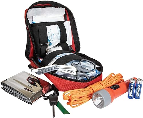 Life+Gear - Kit de primeros auxilios + supervivencia de 116 piezas en estuche suave impermeable