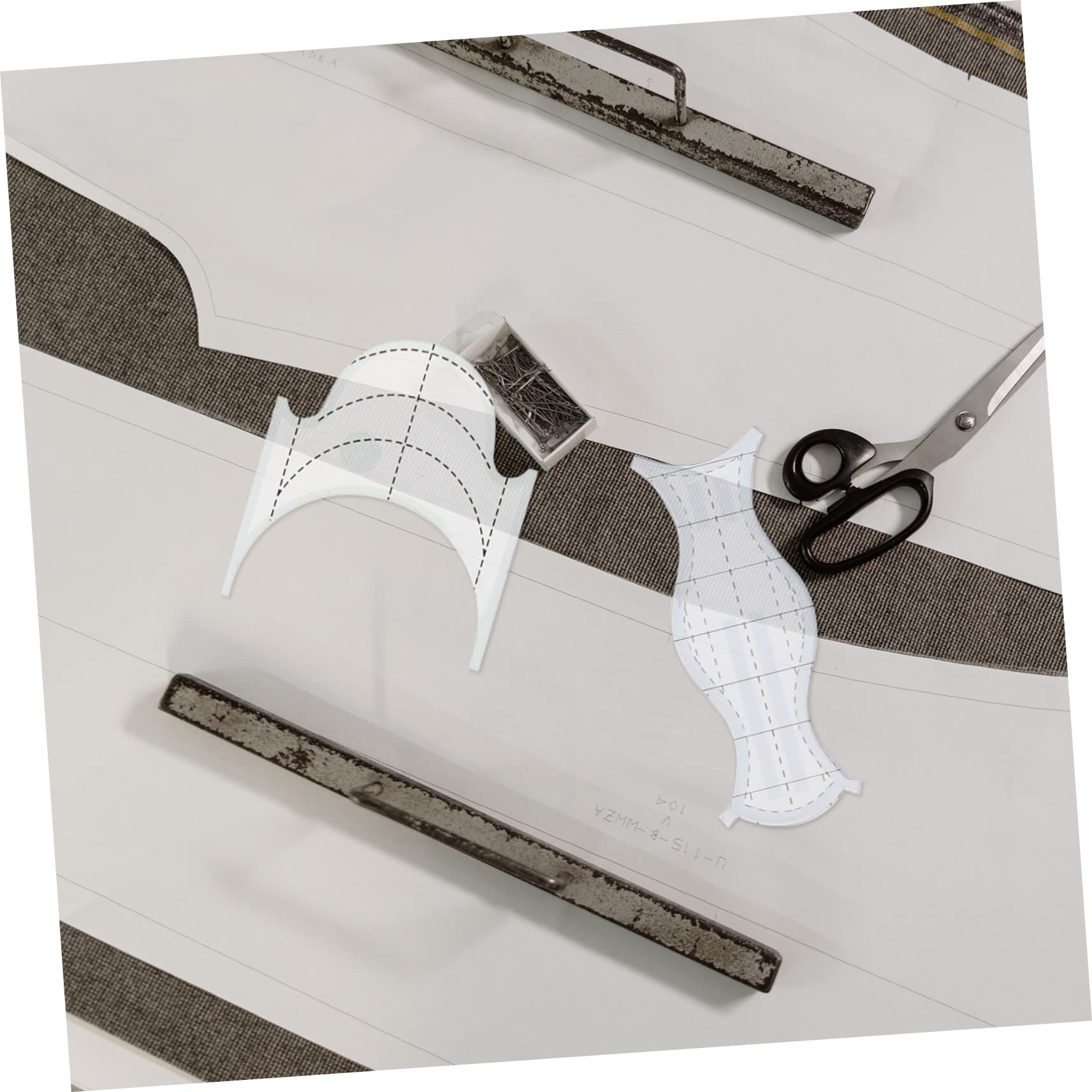 Righello Patchwork Acrilico 9 Pezzi, Template per Cucito | Set 9 Pezzi, Pratico per Quilting e Patchwork Fai da Te, Supporto per Lavorazioni Creative