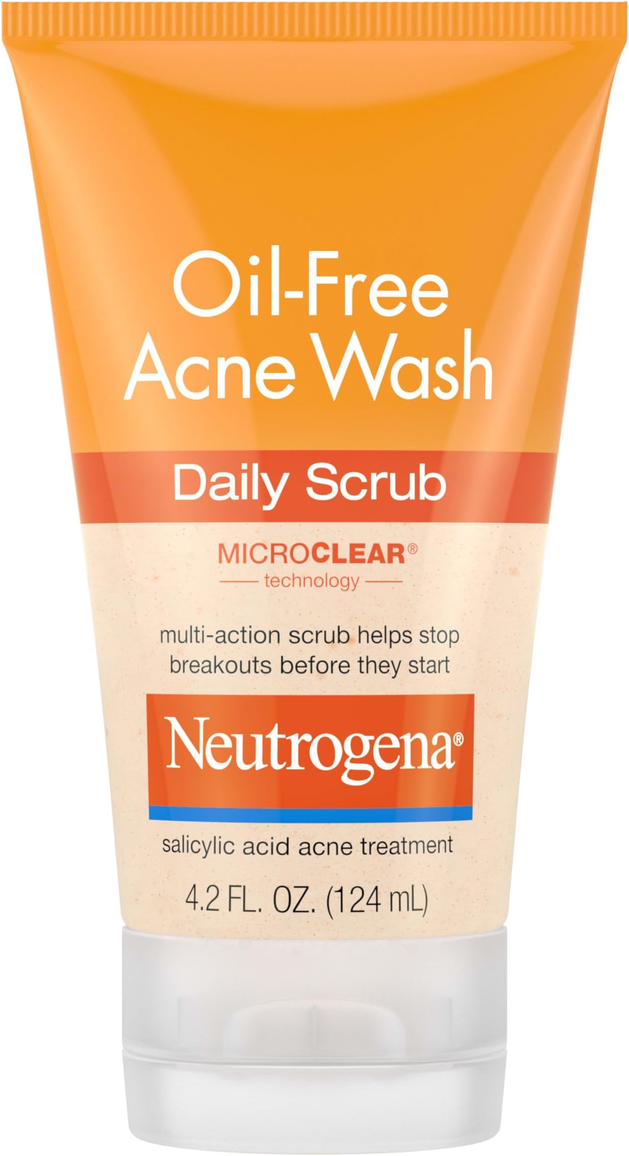 Oil-Free Acne Face Scrub with Salicylic Acid (4.2oz)
