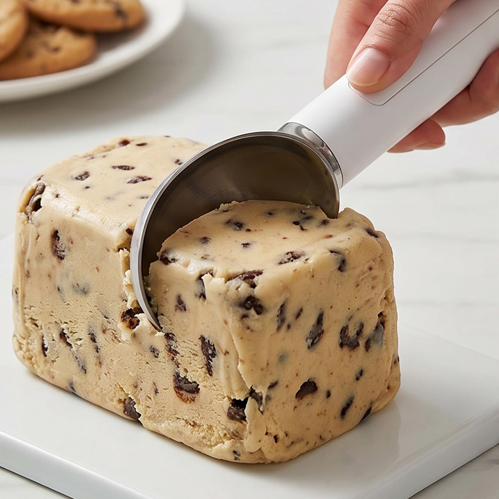 Cuillères à glace chauffantes modernes avec écran LED et cuillère de service à dessert à chauffage rapide pour servir des desserts sans effort