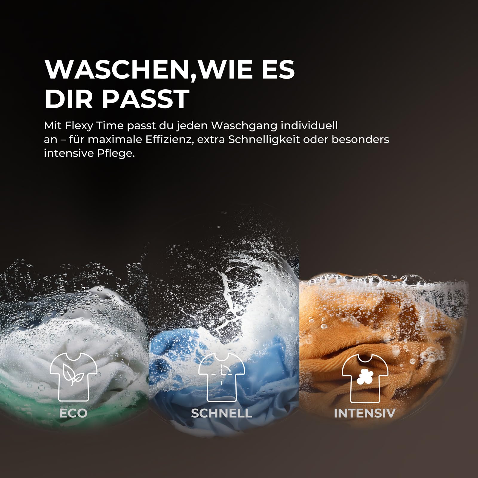 Haier Frontlader Waschmaschine 8kg 1400 U/Min Inverter-Motor G3 Serie