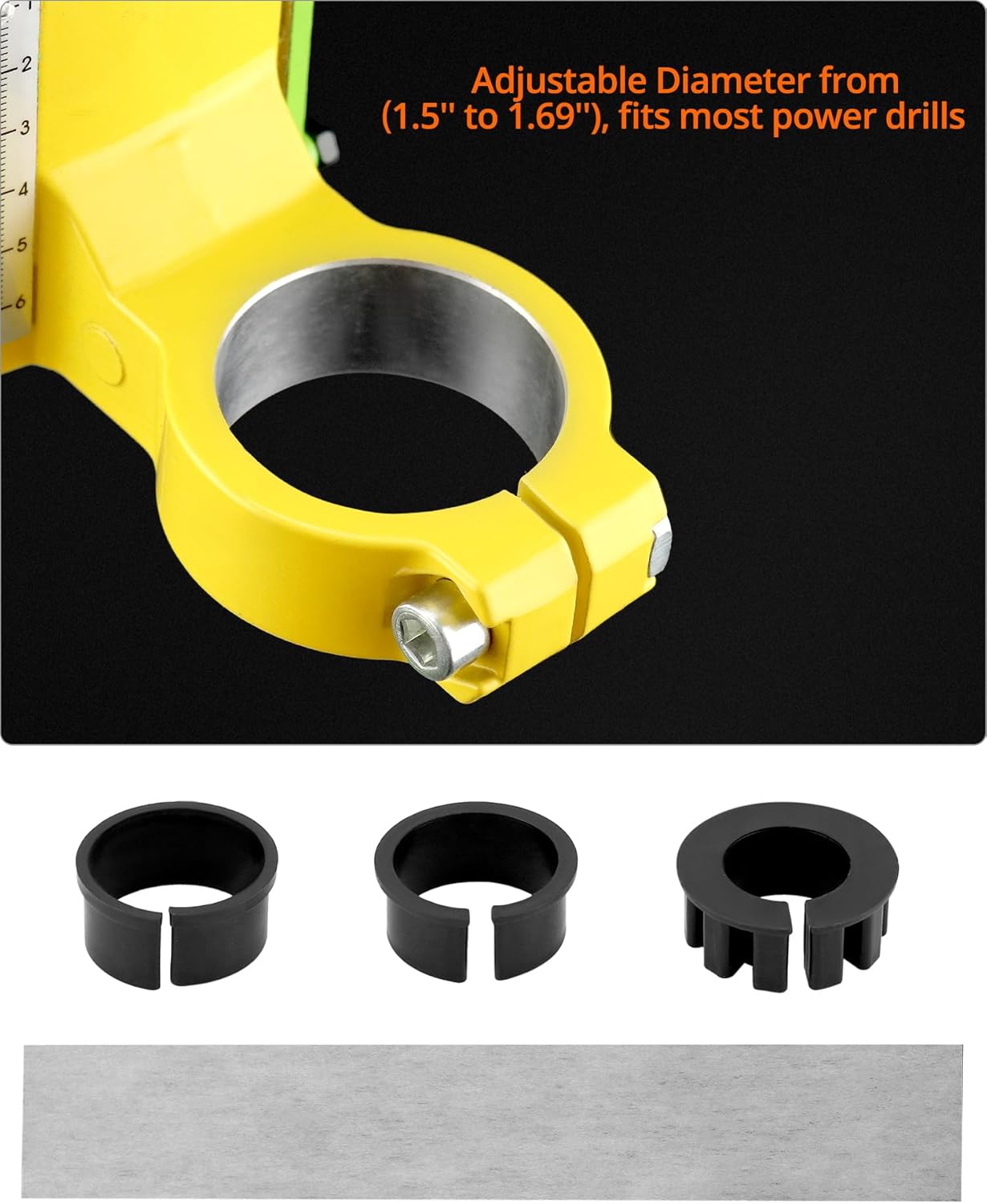 QWORK Floor Drill Press Stand for Hand Drill - Heavy Duty 90 Degree Clamp Workbench Repair Tool, Universal Bench Clamp Holder for Press Table