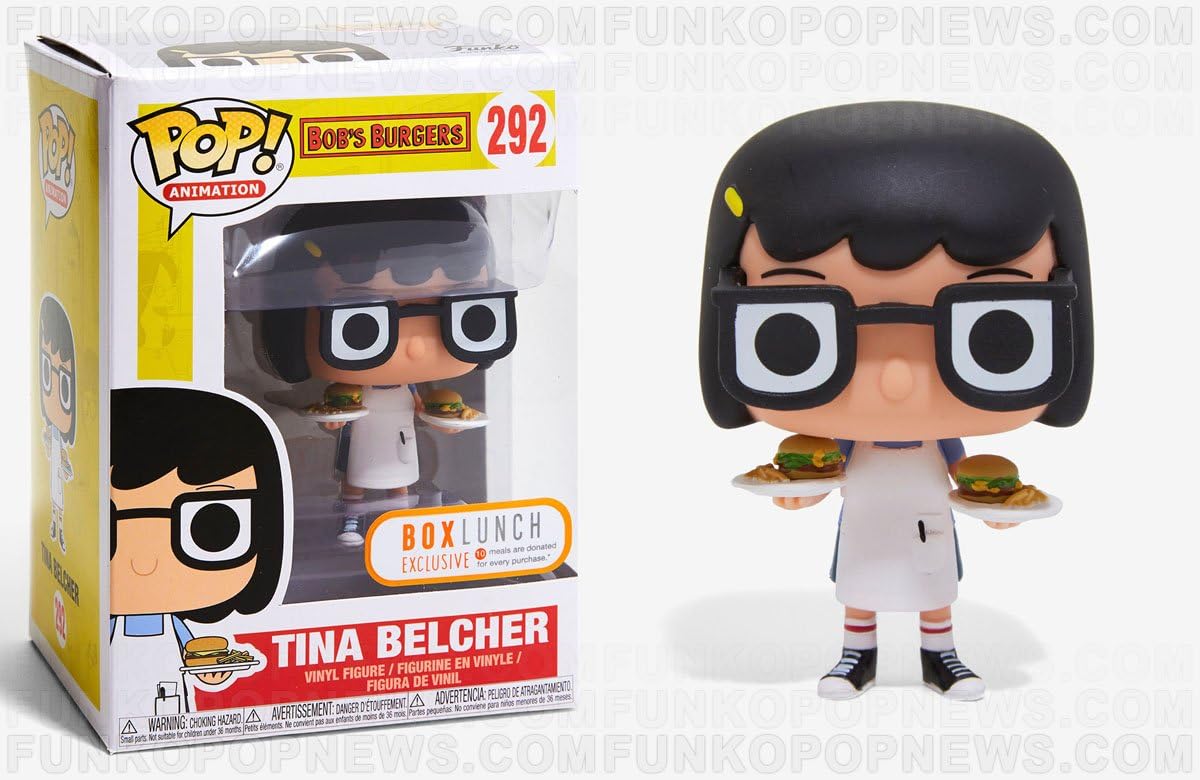 Funko Pop! Animation #292 Bob's Burgers Tina Belcher (Box Lunch Exclusive)