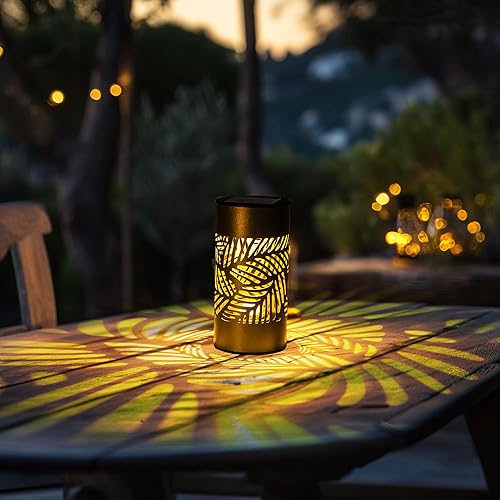 Miniatura 6 de Dazzle Bright Luces solares para caminos al aire libre, paquete de 12 luces LED de color blanco cálido, impermeables, para paisaje, pasarela,