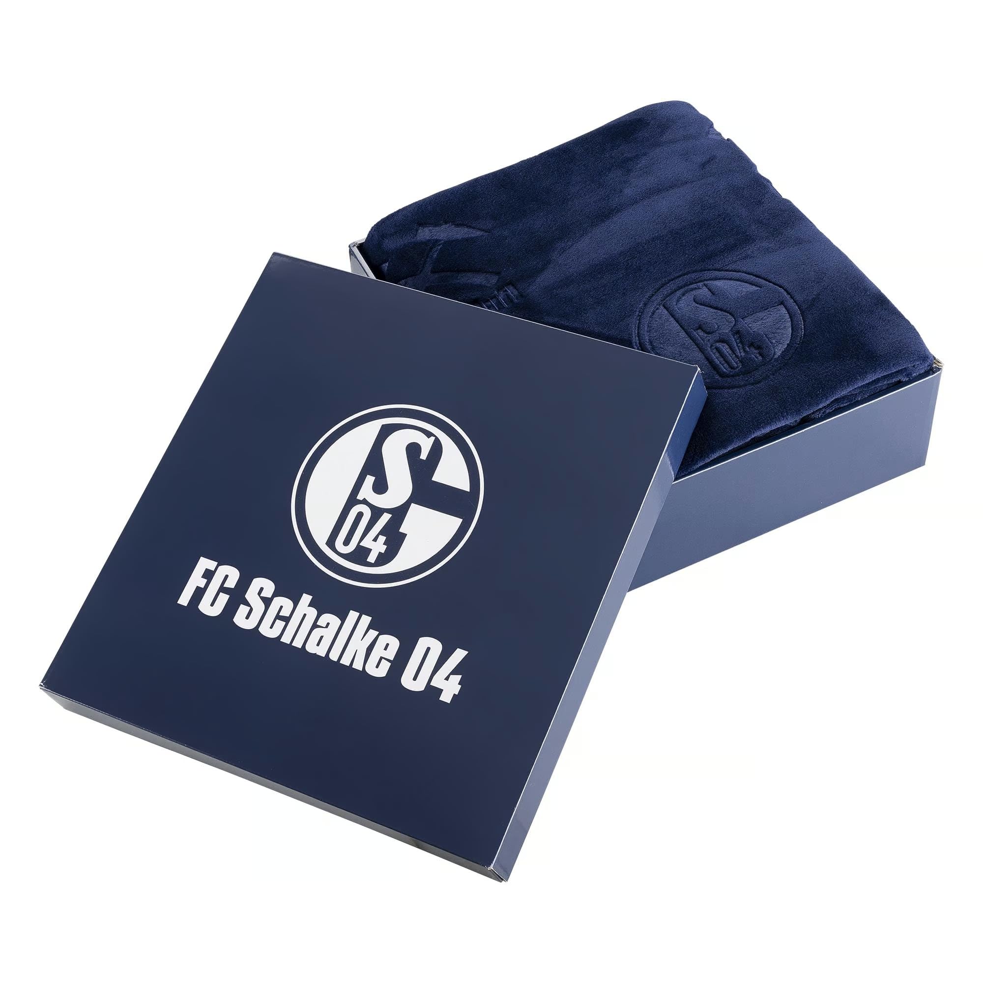 FC Schalke 04 Decke geprägt Navy - *
