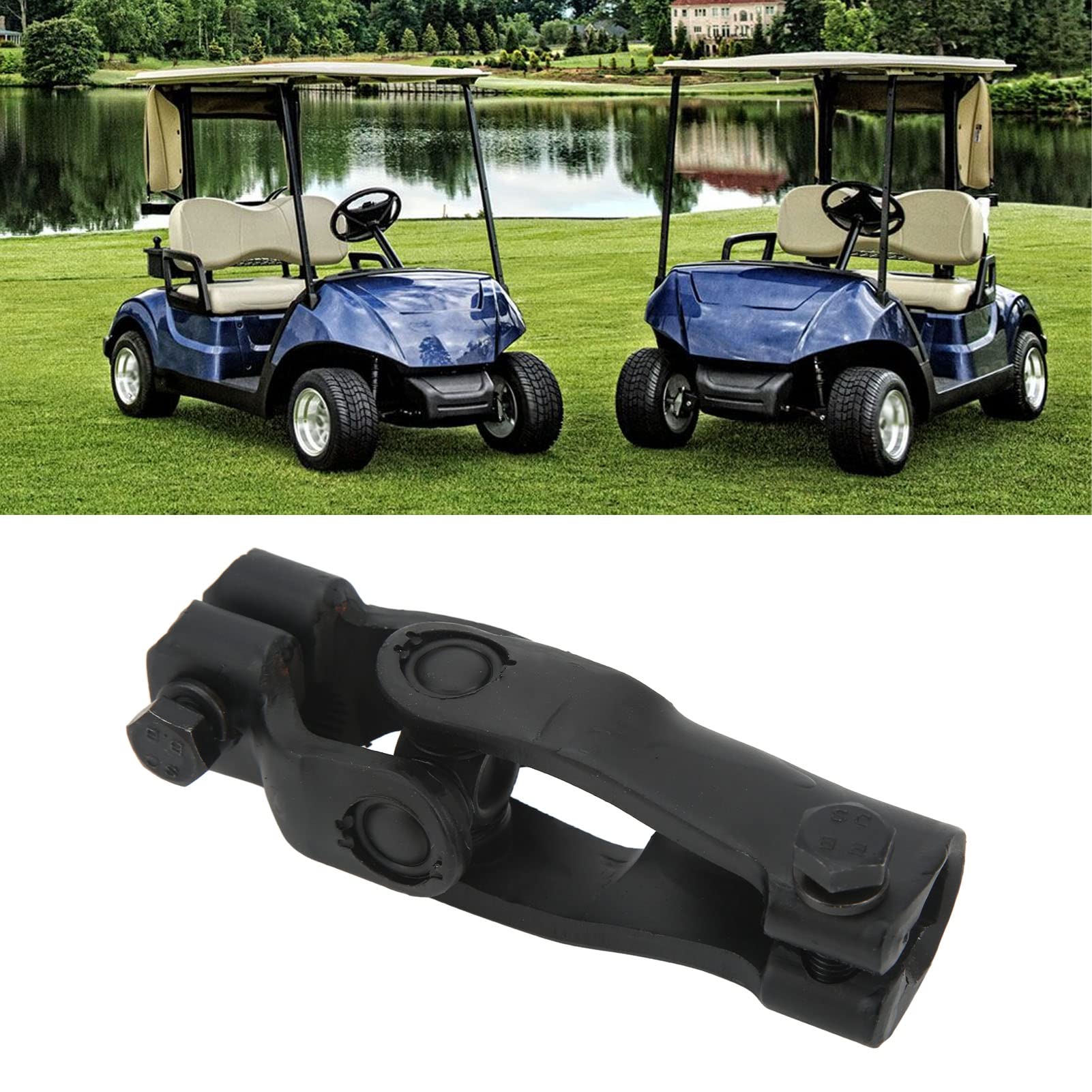 Keenso Ensamblaje de Yugo Inferior de Dirección de Aleación de Metal Duradero 103810201 para Carros Eléctricos de Gas Precedente de Club Car 2004 Up