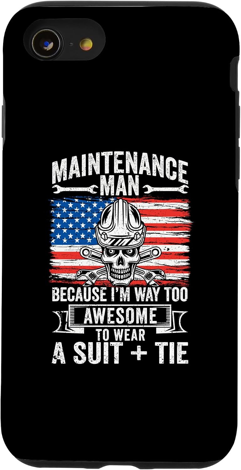 iPhone SE (2020) / 7 / 8 Maintenance Man Technician Repair Worker Repairman Handyman Case